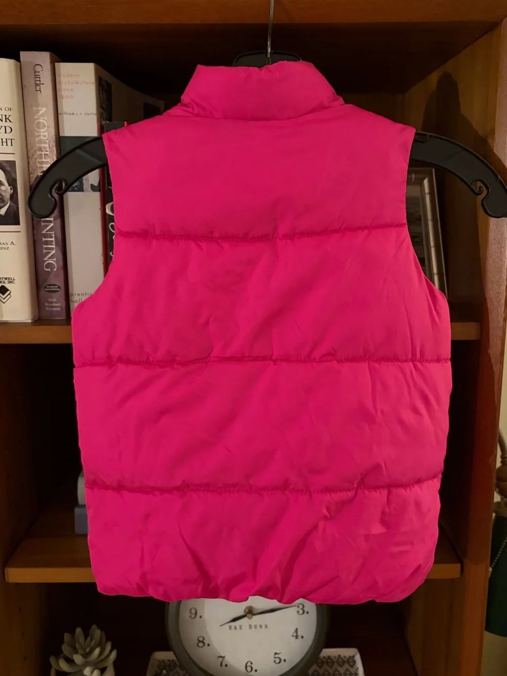 Old Navy Bright Pink Quilted Puffer Vest for Kids